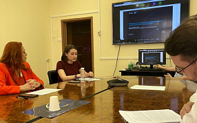 Ольга Гнутова представила доклад на факультете космических исследований МГУ